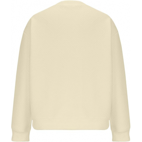 Женский модный оверсайз пуловер с круглым вырезом и длинным рукавом