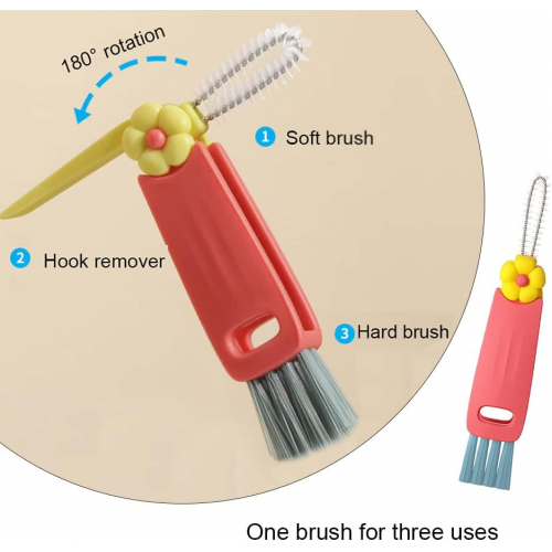 Многофункциональная щетка для чистки бутылок и трубок