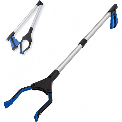 Складной захват для поднятия предметов с эргономичной ручкой и противоскользящими губками