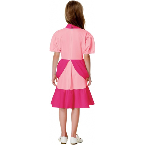 Костюм принцессы в стиле Peach для девочек, вдохновлённый персонажем Super Bros