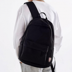 Однотонный классический рюкзак