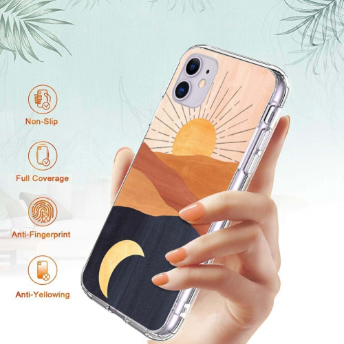 Чехол для iPhone 11 Pro Max, c защитой для камеры, совместим с беспроводной зарядкой