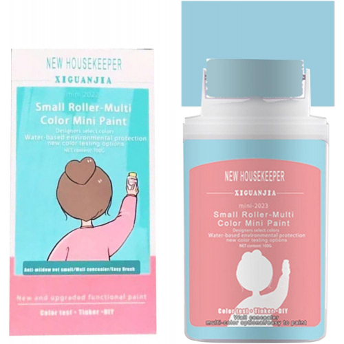 Компактный роликовый кистевой валик для ремонта стен — универсальный инструмент для закрашивания пятен и граффити