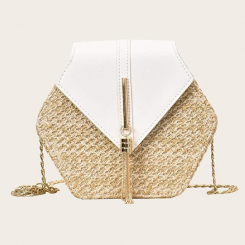 Сумка через плечо из ротанга