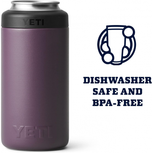 Термодержатель для напитков YETI High Colster 16 унций, нержавеющая сталь, вакуумная изоляция, подходит для высоких банок и бутылок