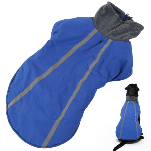 Теплая и прочная зимняя куртка для собак