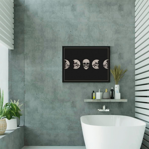 Готовая к подвешиванию картина на холсте 30×38 см — яркий акцент для интерьера с юмором