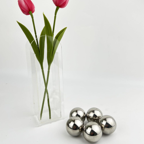 Современная акриловая ваза в форме арки — минималистичный декор для дома