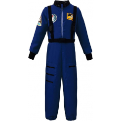 Мужской костюм космонавта с застежкой-молнией спереди, 100% полиэстер, идеален для Хэллоуина, Рождества и тематических вечеринок