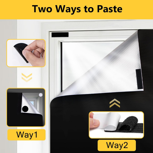 Переносная 100% светозащитная шторка с клеевыми крючками и кольцами