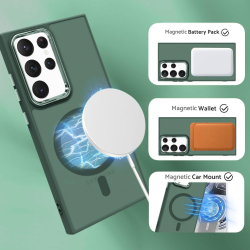 Противоударный магнитный чехол для Samsung Galaxy S24 Ultra