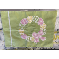 Двойное полотенце, зеленое