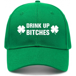 Кепка с вышивкой клевера ко Дню святого Патрика 