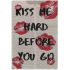 Постер на холсте "Kisses Me Hard Before You Go" для спальни, винтажный стиль, 40x60 см