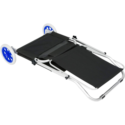 Пляжное кресло с солнцезащитным тентом на колесах