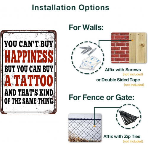 Декоративная металлическая табличка из алюминия для интерьера, 30,5 × 20,3 см