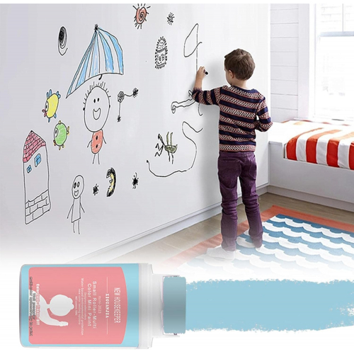 Компактный роликовый кистевой валик для ремонта стен — универсальный инструмент для закрашивания пятен и граффити