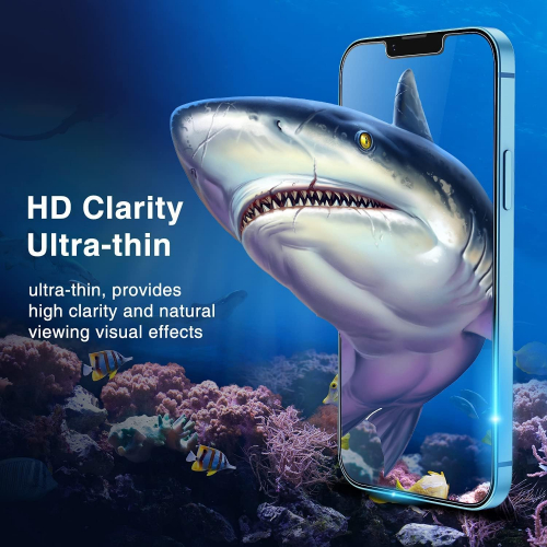 Закалённое защитное стекло для iPhone 15 с 3D-краями, ультратонкое, с олеофобным покрытием и устойчивостью к царапинам