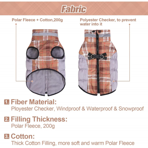 Утепленная отражающая куртка для собак