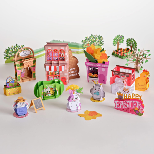 Пасхальный поп-ап календарь-сюрприз с миниатюрными сценками и героями