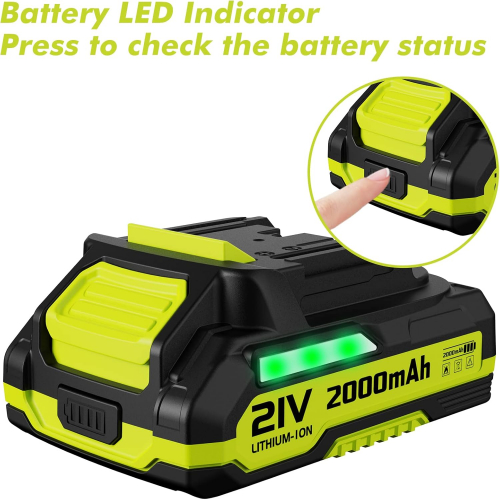 Аккумулятор LAZYBOI 21 В 2.0 А·ч с индикатором заряда