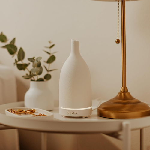 Керамический диффузор для эфирных масел с бонусным маслом — элегантное дополнение для вашего дома, 100мл