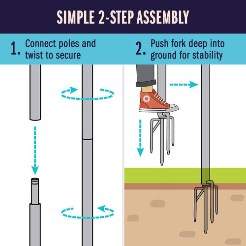 Многофункциональные уличные стойки, 2шт