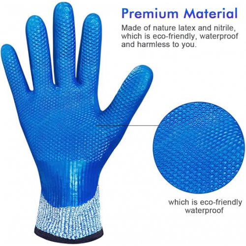 Многофункциональные защитные перчатки с высоким уровнем защиты CE EN 388 4X43D