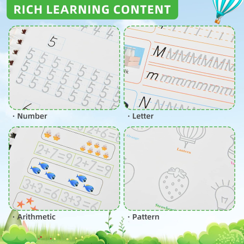 Тетрадь по математике, на английском