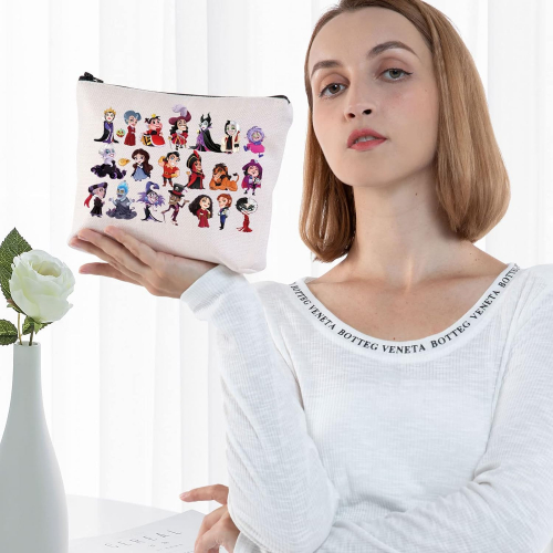 Косметичка из водоотталкивающего хлопка с принтом, 23 × 16,5 см