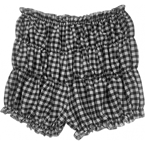 Женские летние шорты с завышенной талией и клетчатым узором — лёгкость, стиль и комфорт в одном образе