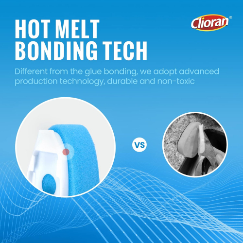 Обновленные насадки исключают большое среднее отверстие, предотвращая протекание моющего средства. 