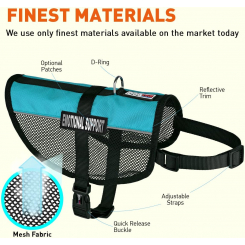 Жилет-сетка для собак Dogline MaxAire с 2 съемными нашивками 