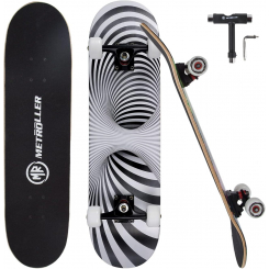 Скейтборд из канадского клена с алюминиевой подвеской, для детей и взрослых