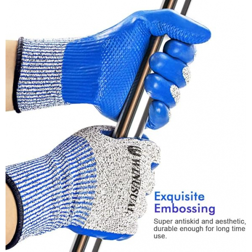 Многофункциональные защитные перчатки с высоким уровнем защиты CE EN 388 4X43D