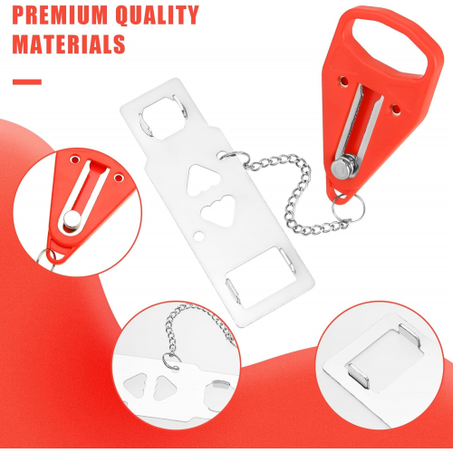 Портативный замок для двери из нержавеющей стали