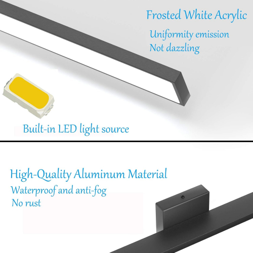 Стильная черная настенная лампа 