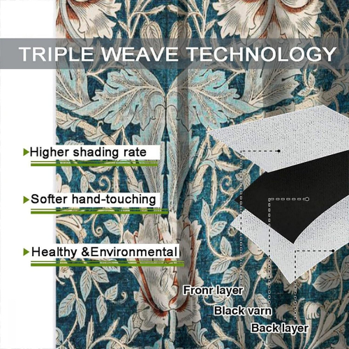 Комплект декоративных занавесок, 2 шт. (90 x 160 см) 