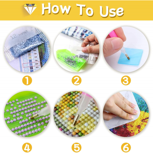 Набор для алмазной живописи 5D с рисунком «Бриллиант» – арт-панно для творчества и декора