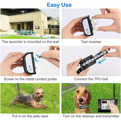 Беспроводная электронная система дрессировки и ограждения для собак 2 в 1 с пультом управления
