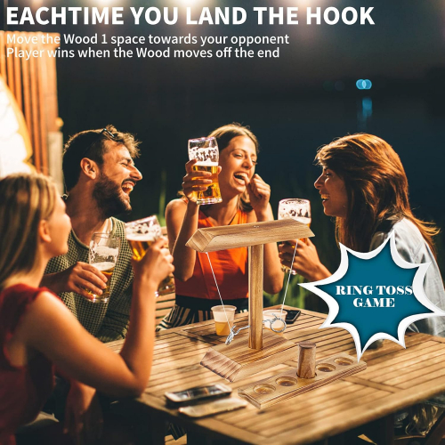 Игра для двух игроков «Крюк и кольцо» для домашнего бара