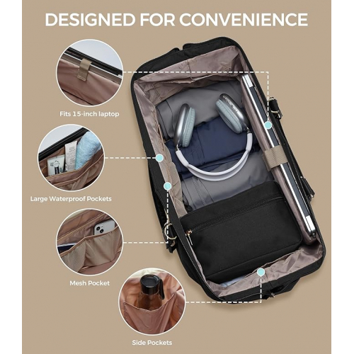 Женская сумка выходного дня с отделением для обуви, водонепроницаемая — стиль и удобство в каждой детали