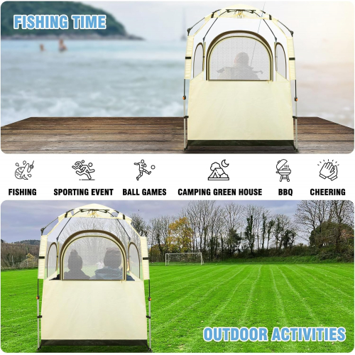 Всепогодная спортивная палатка, 130*170*90 см