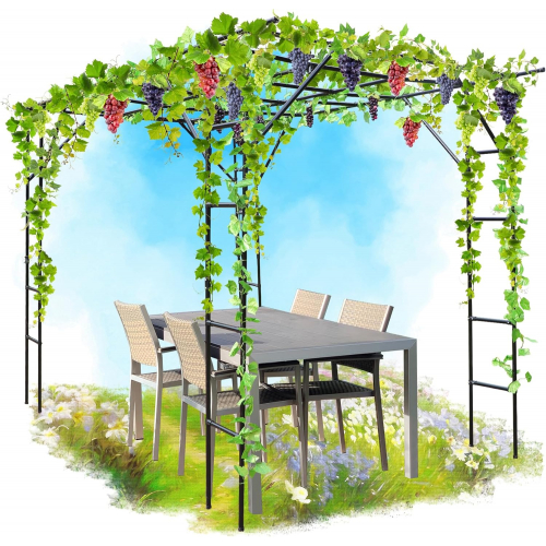 Виноградная арка для растений с решеткой для вьющихся растений