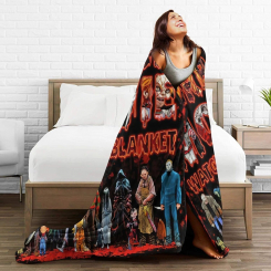 Двусторонний плед из микрофлиса — мягкий и тёплый флисовый плед, универсальный, для кровати, дивана и кресла