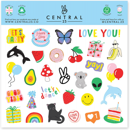 Открытка с конвертом и стикерами, 14,5 × 14,5 см