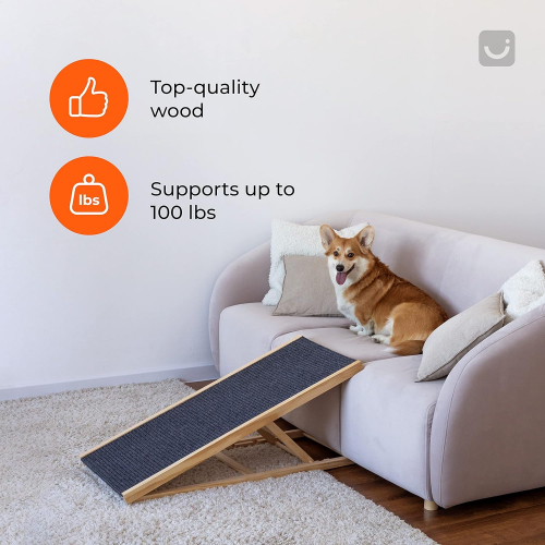 Складной пандус для собак с нескользящей поверхностью