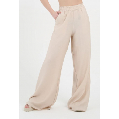 Брюки льняные, бежевые