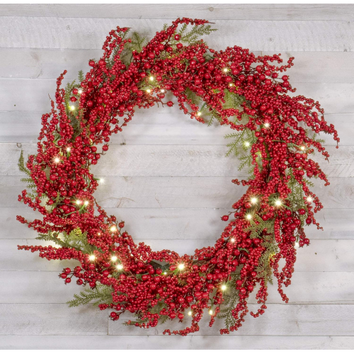  Венок с красной клюквой