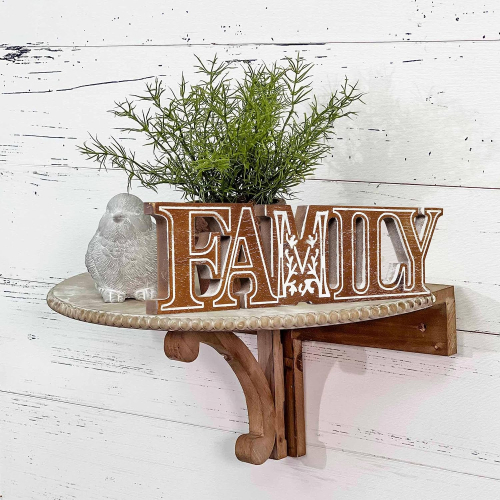 Декоративная деревянная вывеска «Семья» для дома